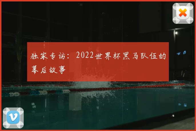 独家专访：2022世界杯黑马队伍的幕后故事