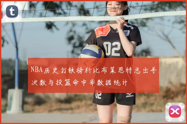 NBA历史打铁榜科比布莱恩特总出手次数与投篮命中率数据统计